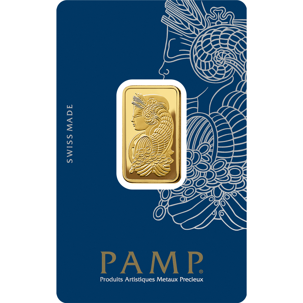 Fortuna Gold Minted Bar - 1 Tola