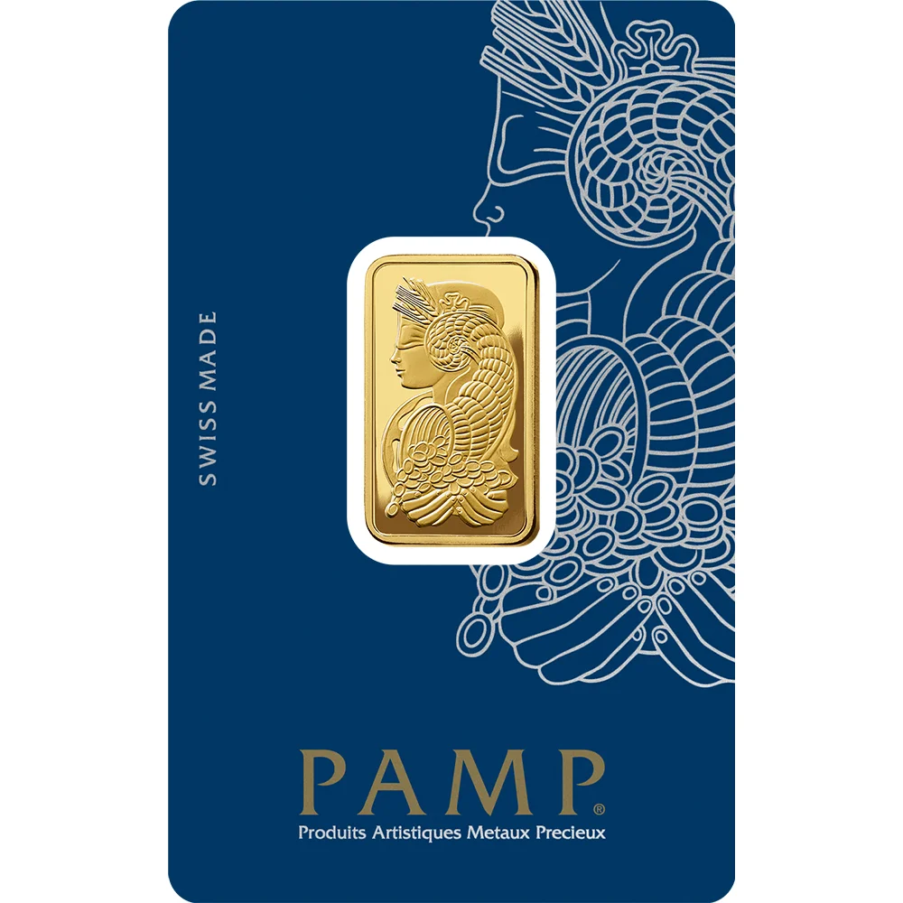 Fortuna Gold Minted Bar - 1 Tola