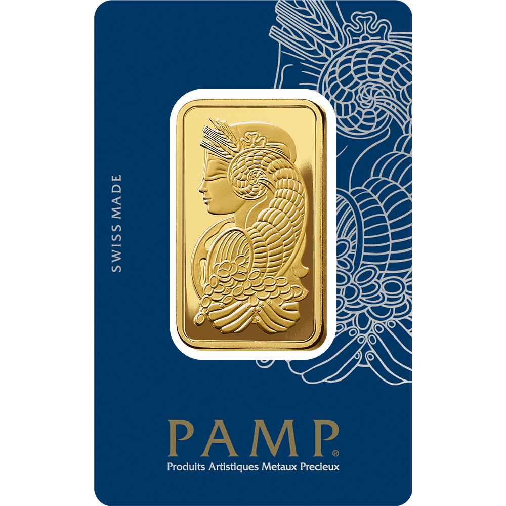 Fortuna Gold Minted Bar - 3 Tolas