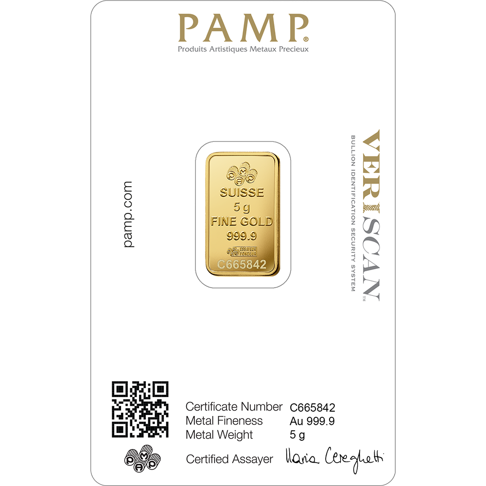 Fortuna Gold Minted Bar - 5g